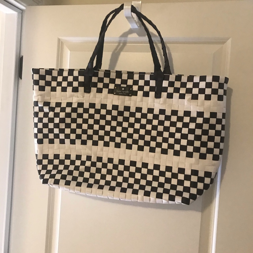 NWOT Kate Spade Bag, Black/White Checkered